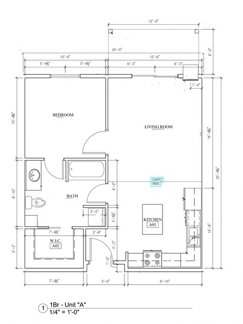 1400 S William Studio-2 Beds Apartment for Rent - Photo Gallery 11